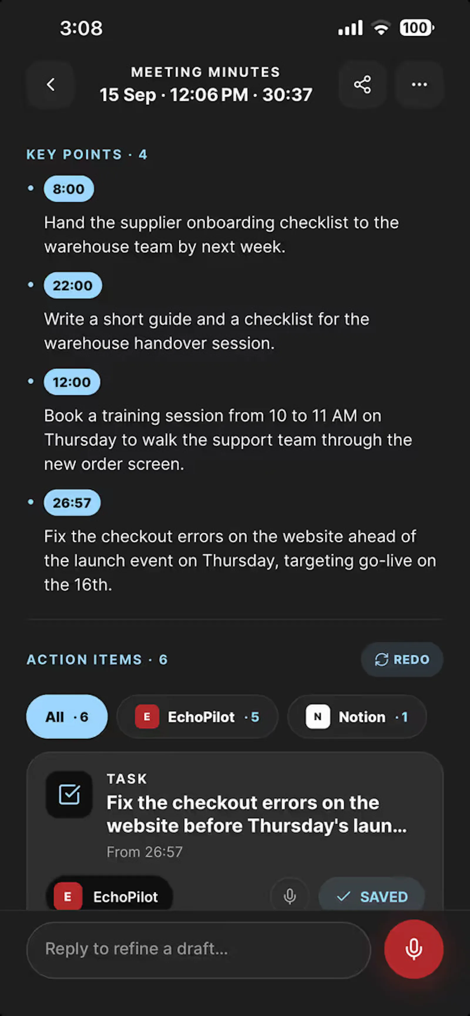 EchoPilot screenshot 4