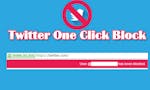 Twitter One Click Block image