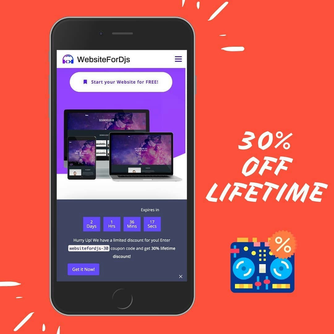 WebsiteForDjs - Bouw een professionele DJ -website zonder technische vaardigheden. media 8