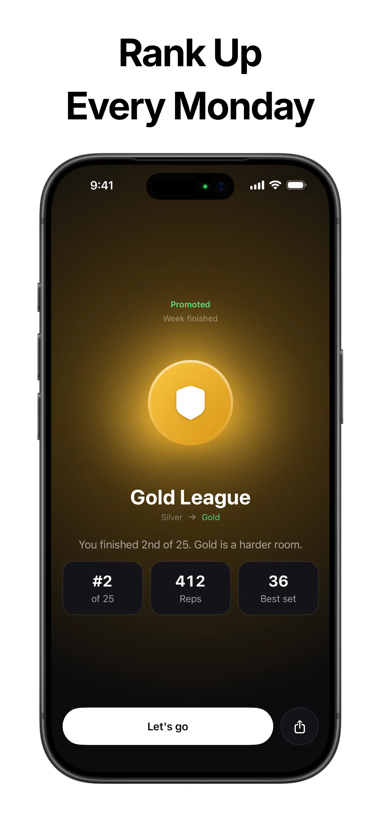 PushRank: Push Up Counter Game screenshot