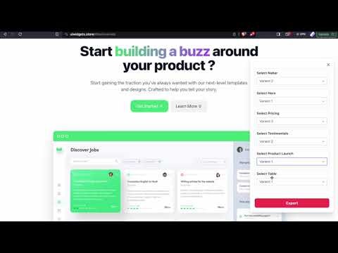 startuptile UiWidgets-Develop Landing Pages & SaaS at lightning speed