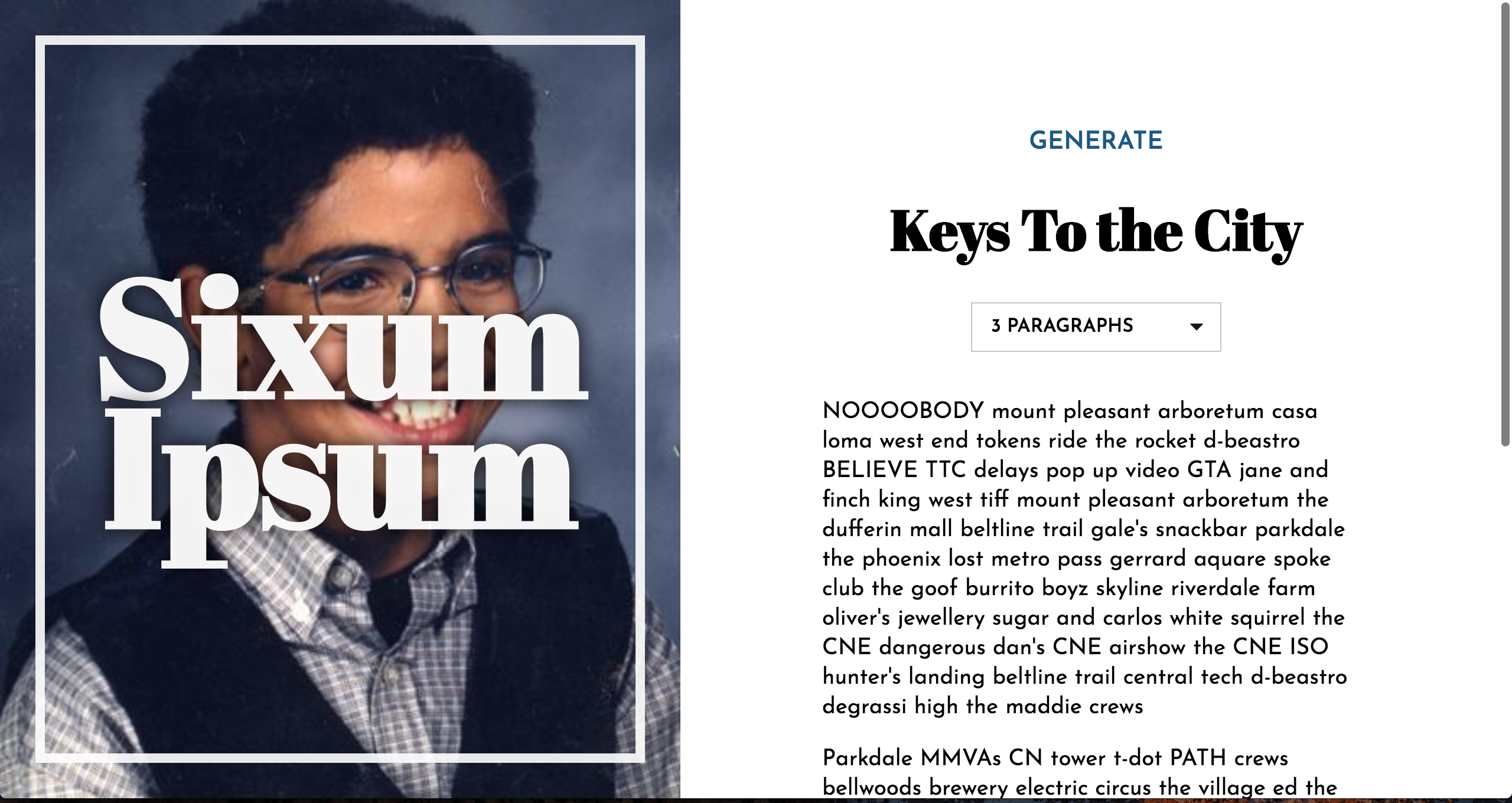 Sixum Ipsum gallery image