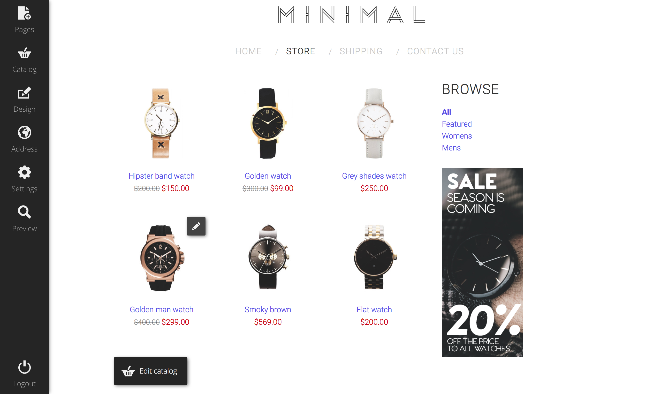 Mozello Website Builder gallery image