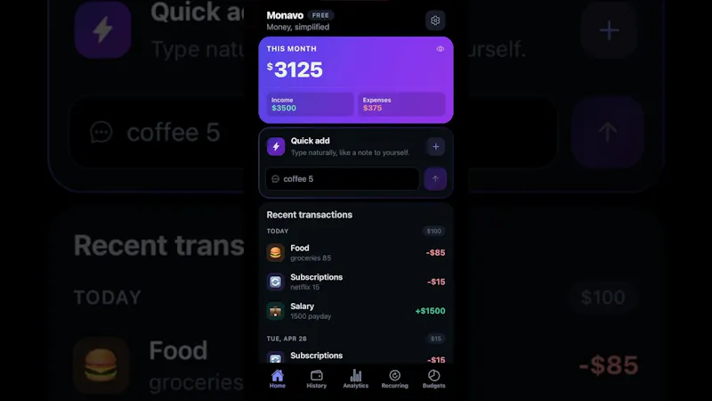Monavo screenshot 1 (video preview)