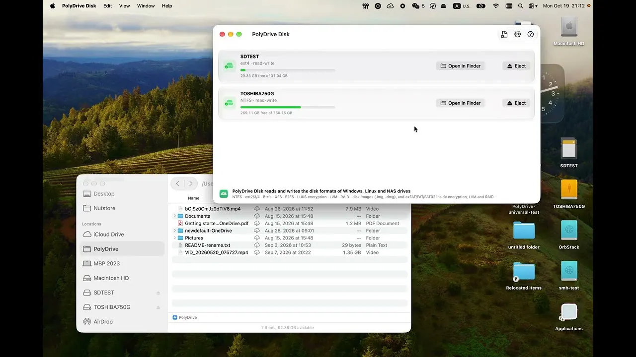 PolyDrive Disk: NTFS & Linux gallery image