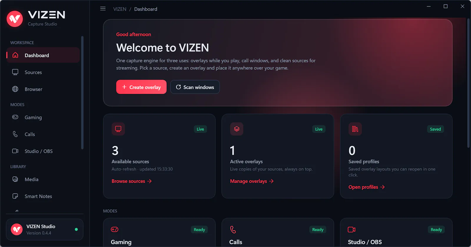Vizen screenshot 2