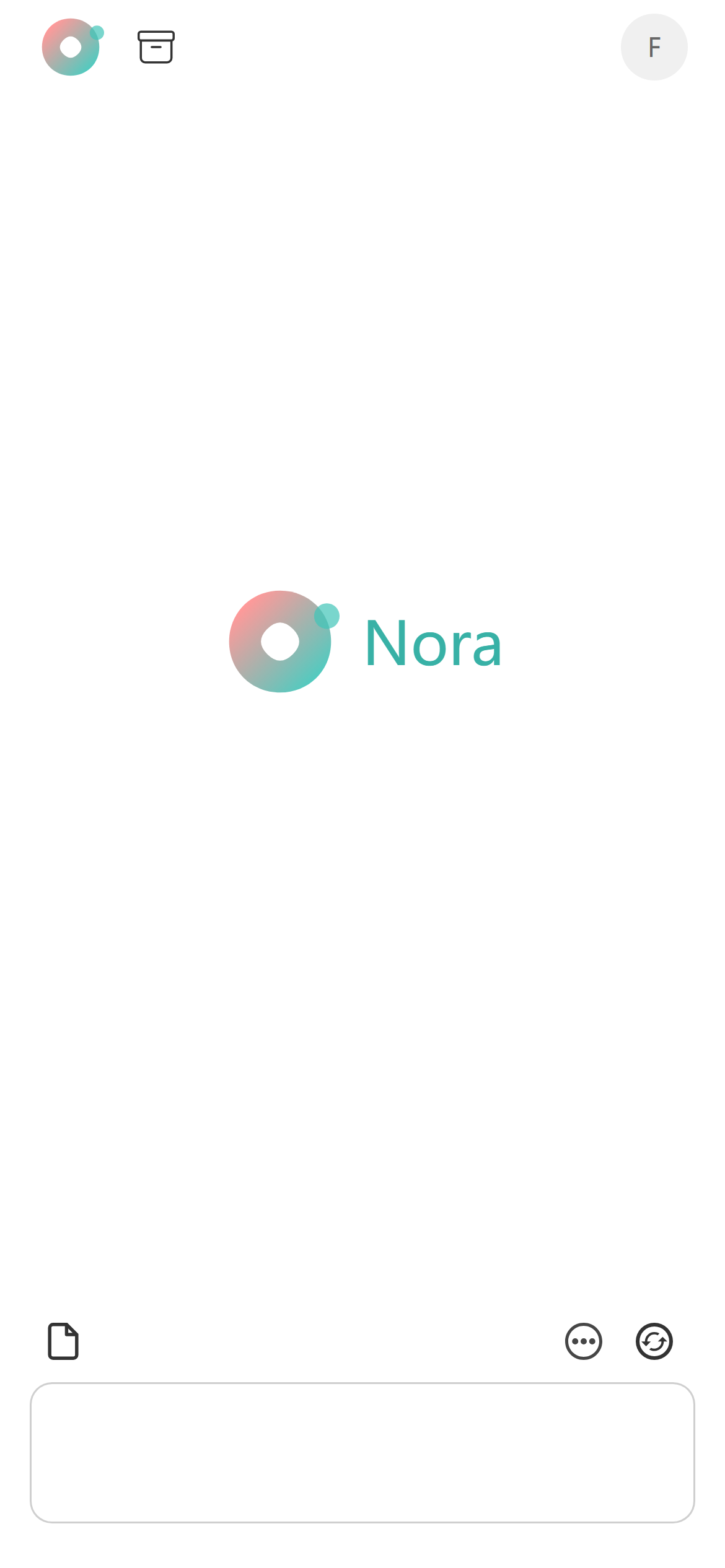 Nora - Main screenshot showing features and interface