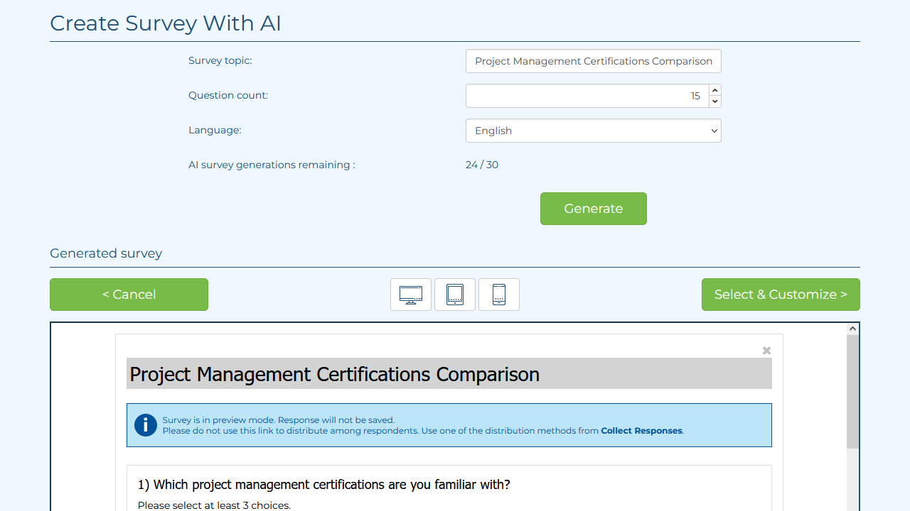 AkioSurvey gallery image