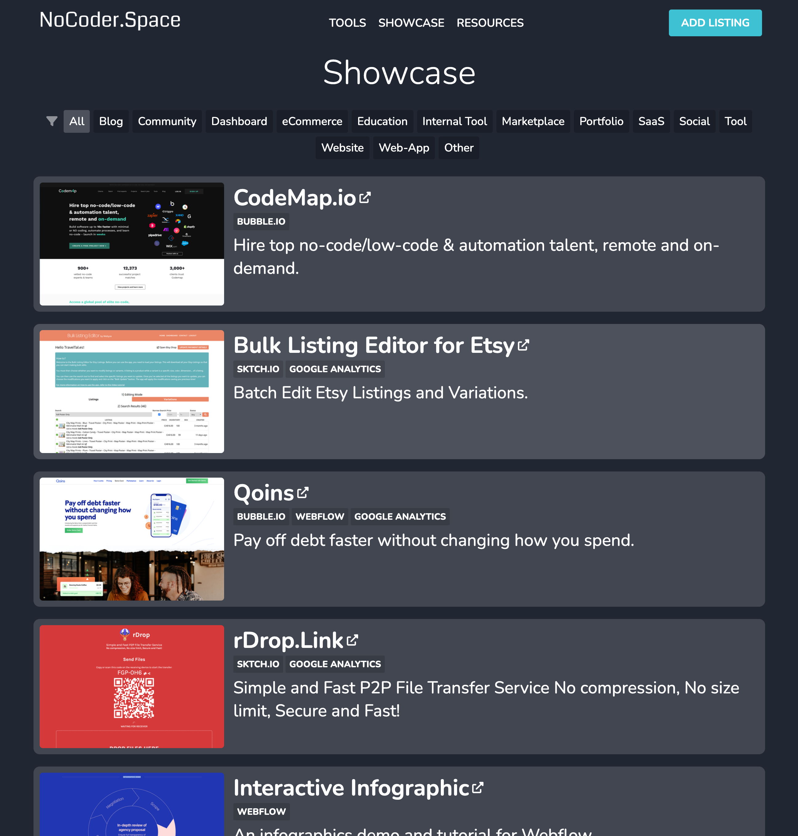 NoCoder.Space media 4