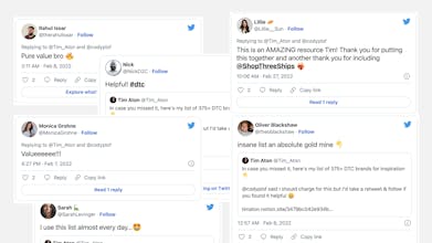DTC Brand Megasheet gallery image