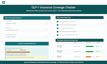 GLP-1 Cost Calculator gallery image