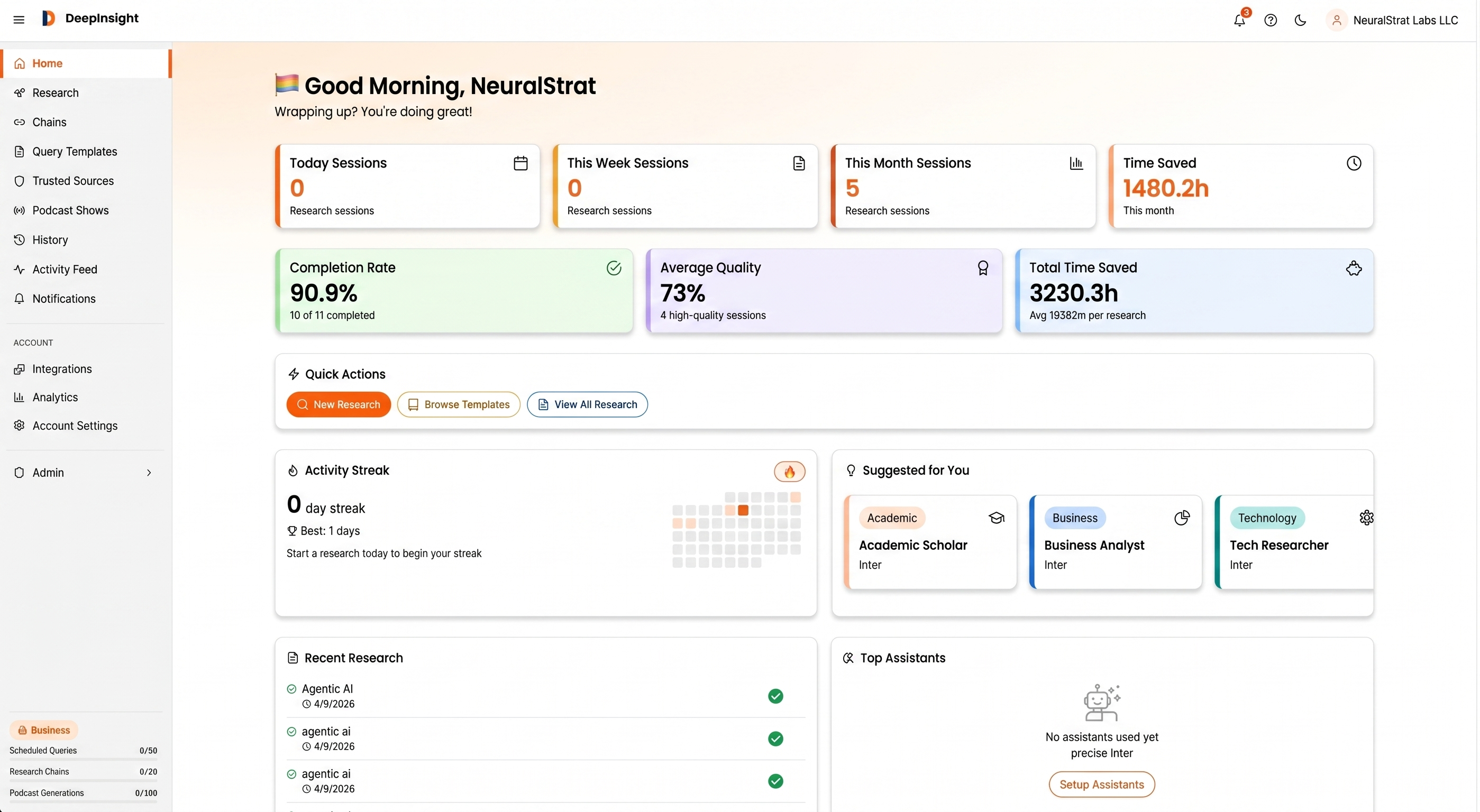 DeepInsight Platform gallery image