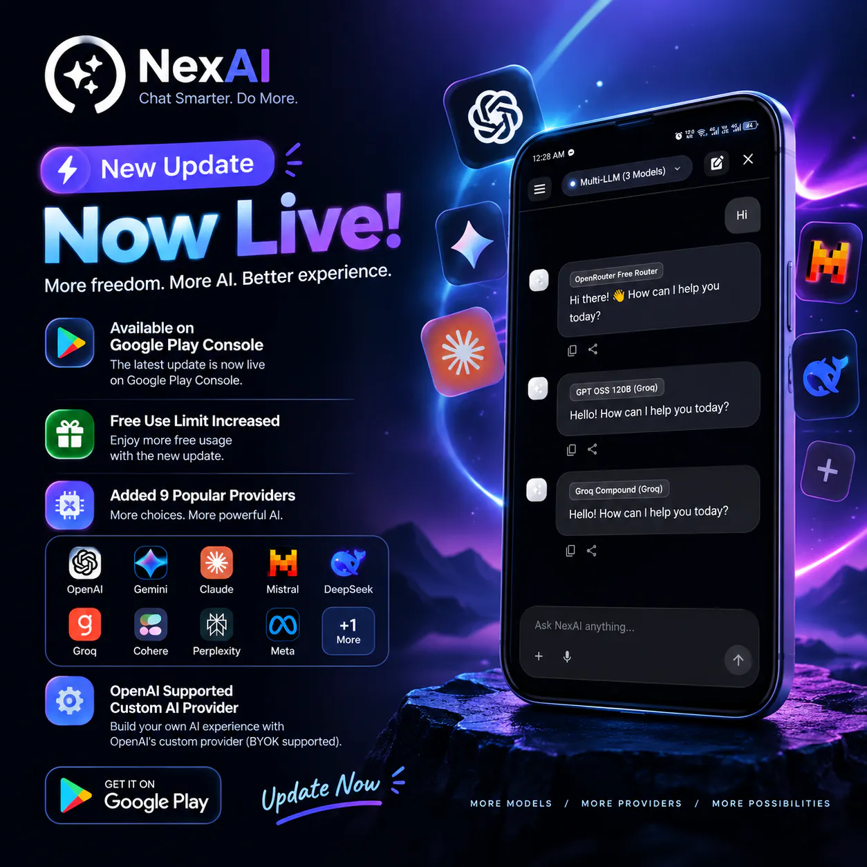 NexAI: AI Chat, Voice & Video gallery image