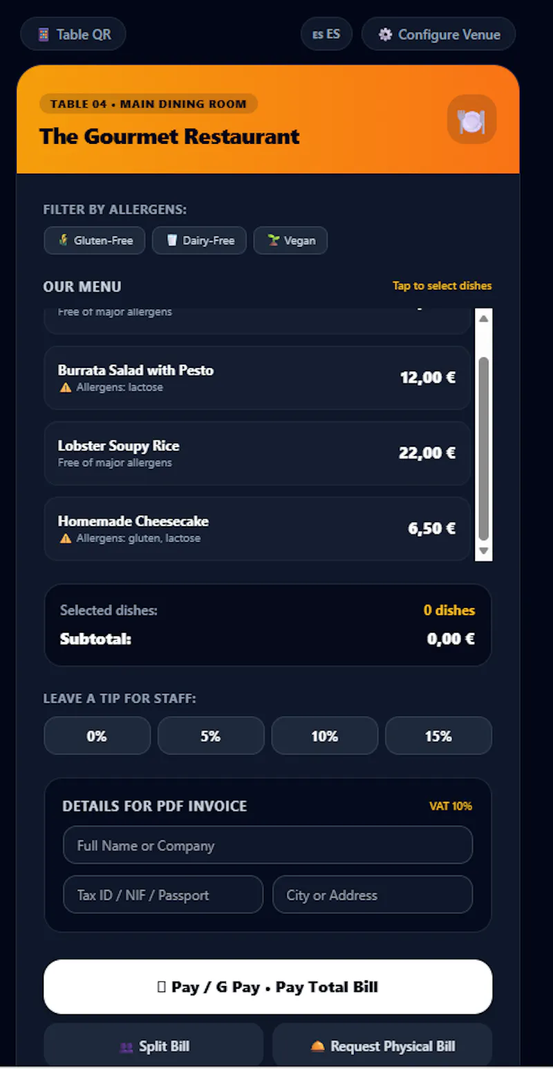 MesaFlexQR screenshot 2