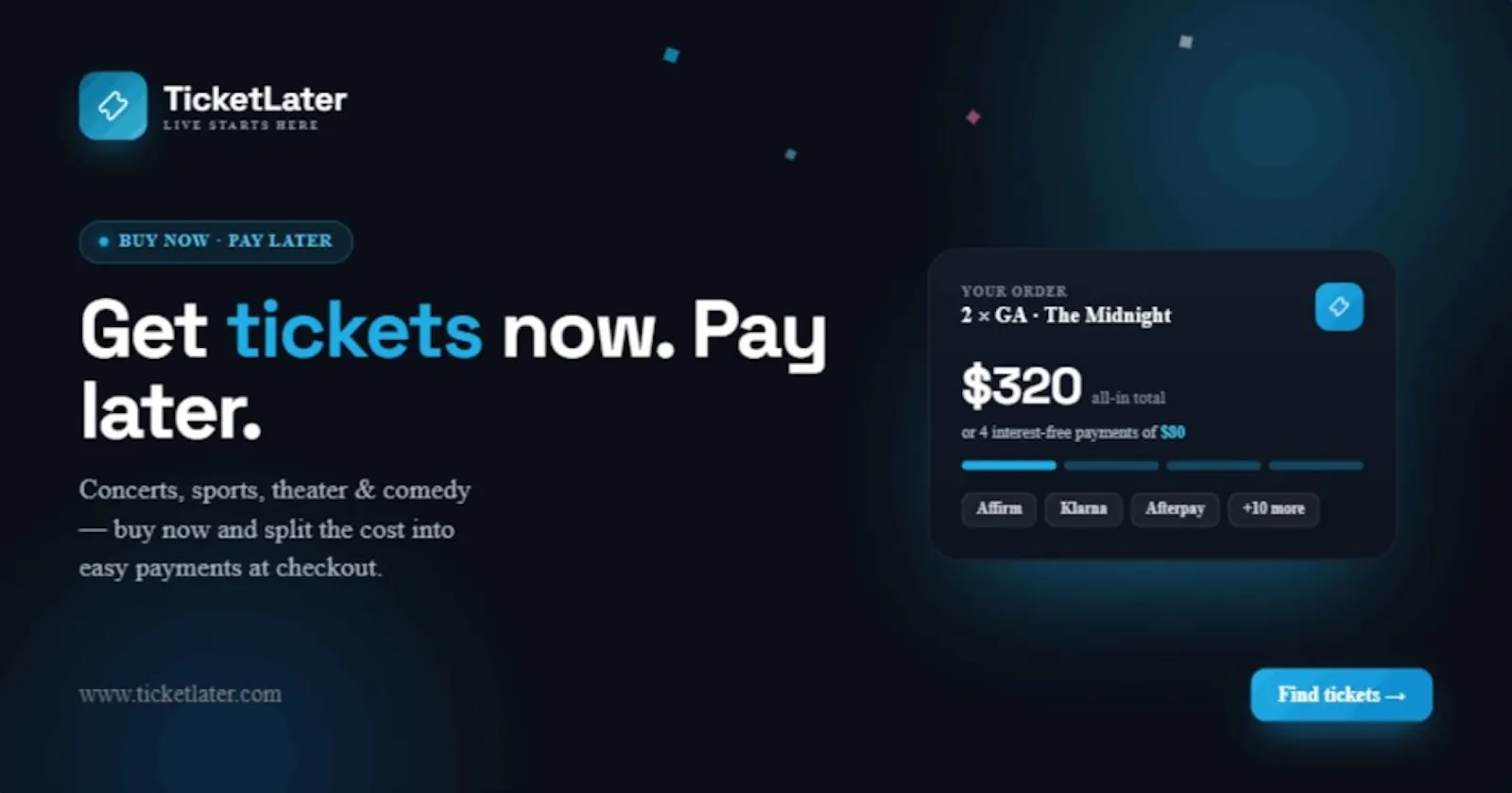 TicketLater screenshot 1