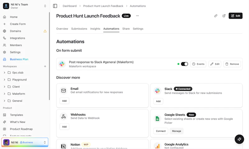 Makeform screenshot 5