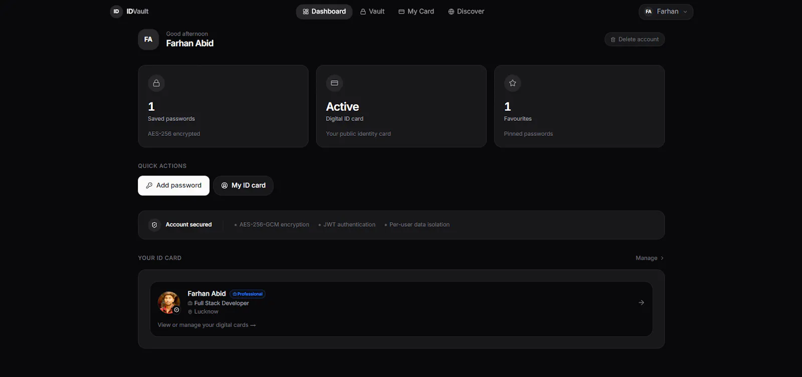IDVault screenshot 4