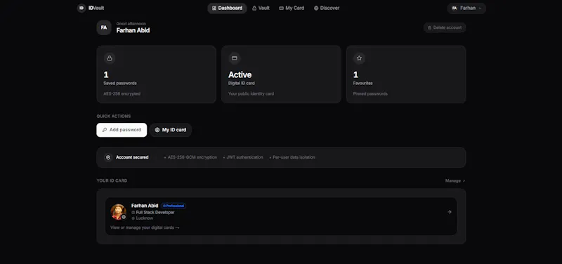 IDVault screenshot 4