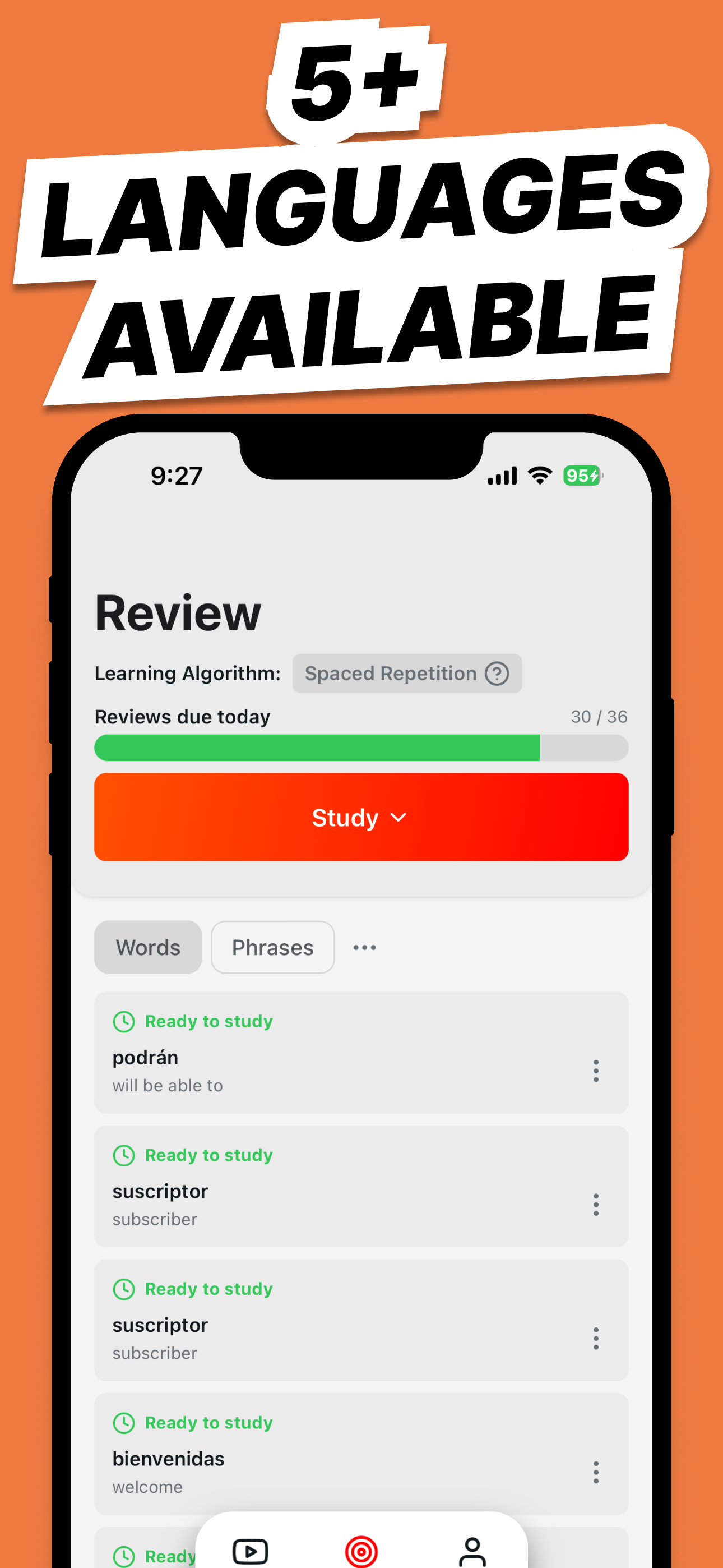 Bilingual - Learn a language with YouTube media 3