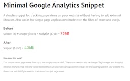 Minimal Google Analytics Snippet media 1