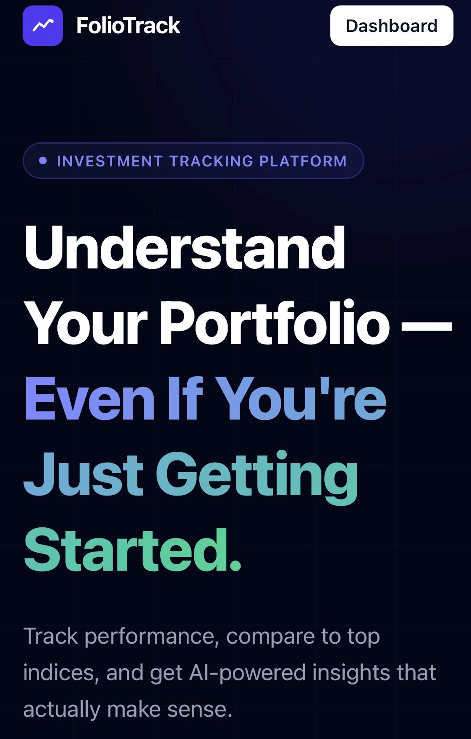 FolioTrack screenshot 1
