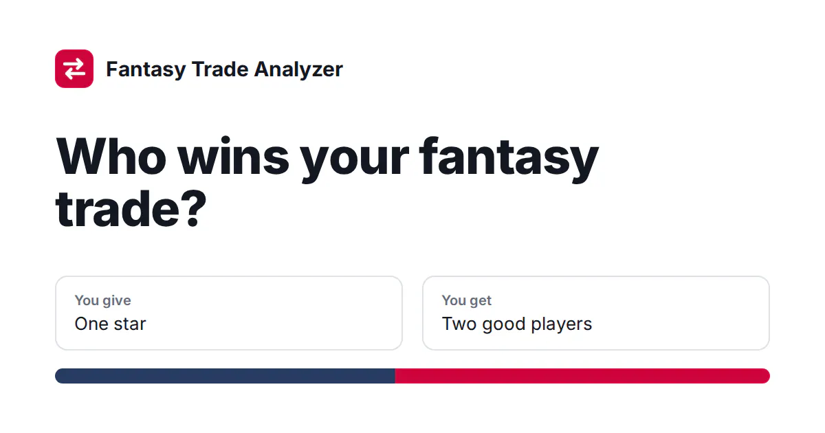 Fantasy Trade Analyzer gallery image