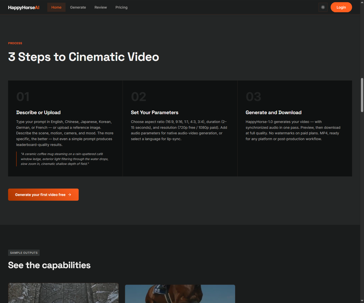 HappyHorse 1.0 gallery image