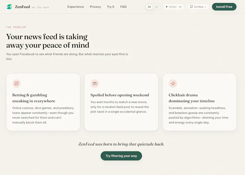Jev ZenFeed screenshot 3