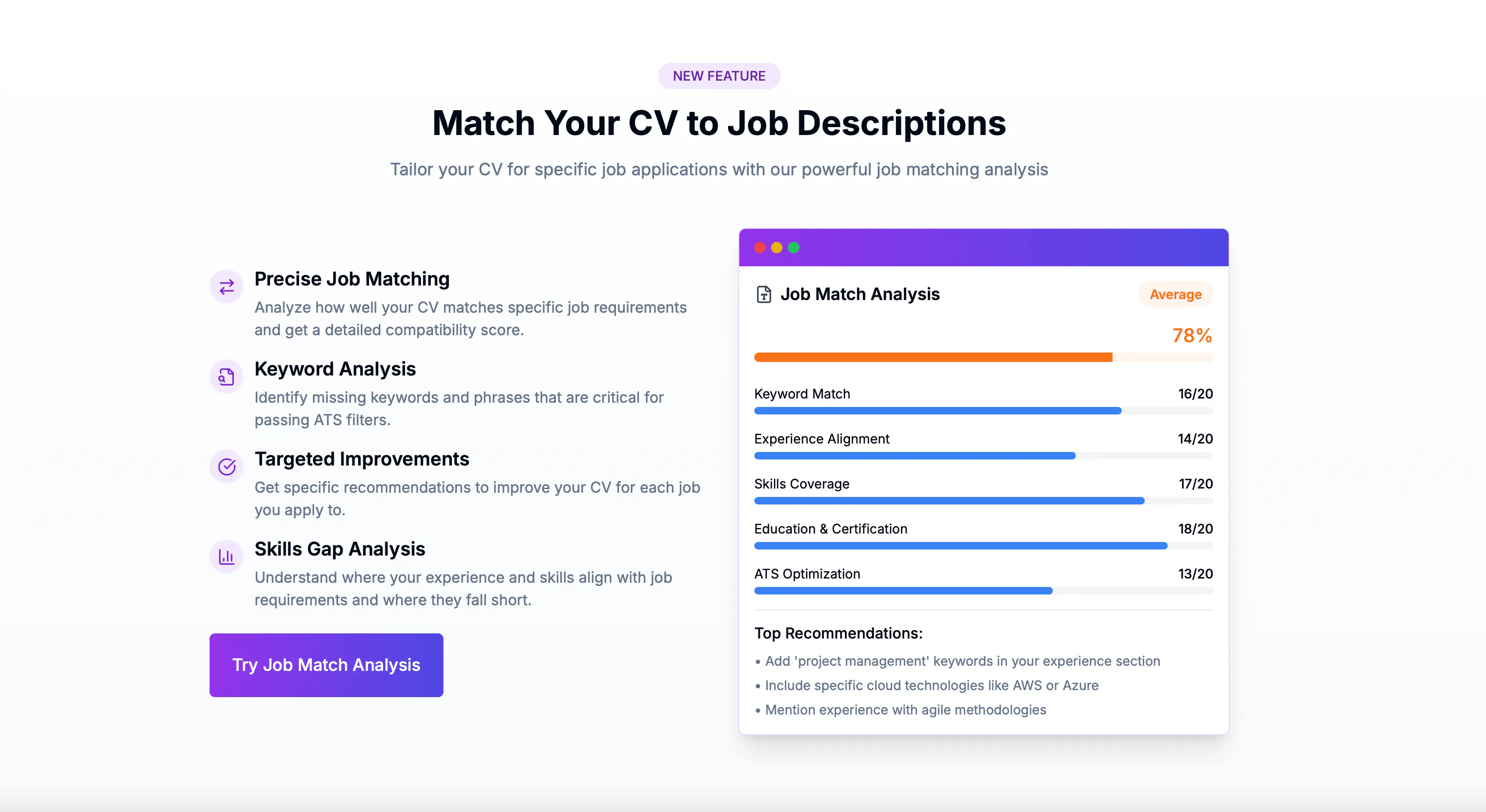 cv4job - Score and Optimize Your CV gallery image