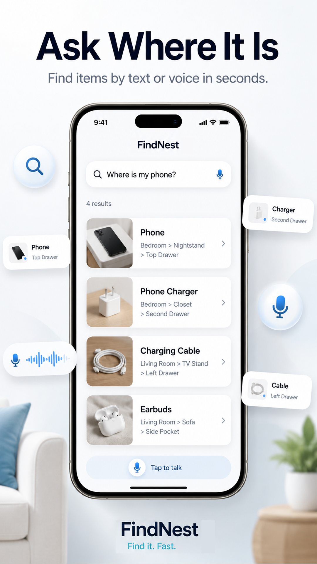 FindNest: Ai Item Store&Find gallery image