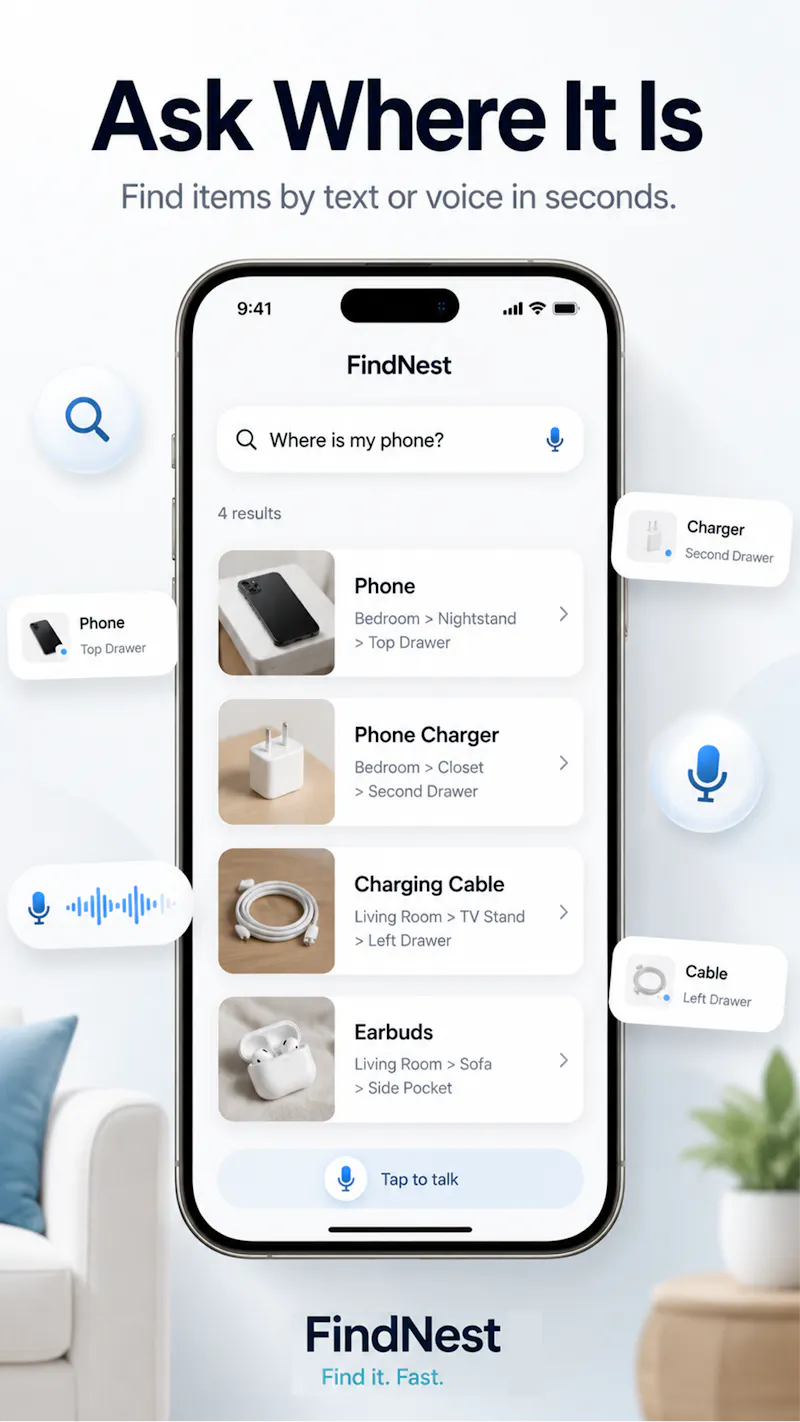 FindNest: Ai Item Store&Find screenshot 6