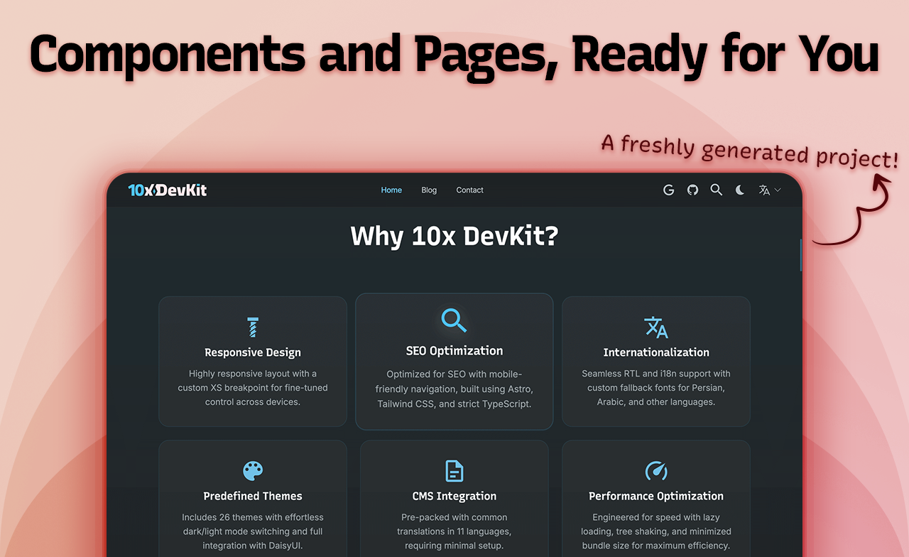 10x Devkit - Kayıt süresinde fikirden çarpıcı web sitelerine medya 4