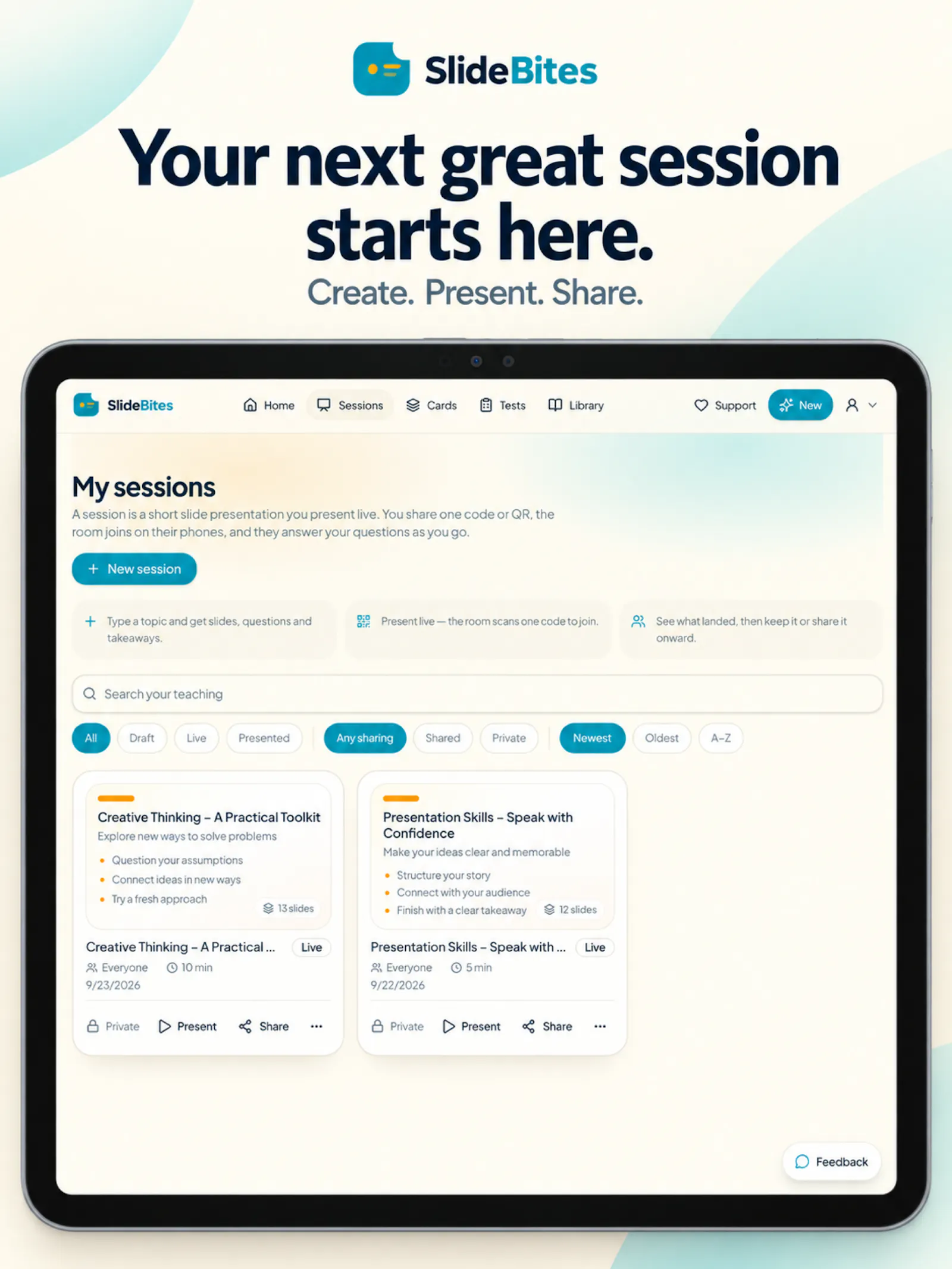 Slidebites screenshot 9