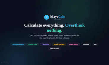 MayoCalc gallery image