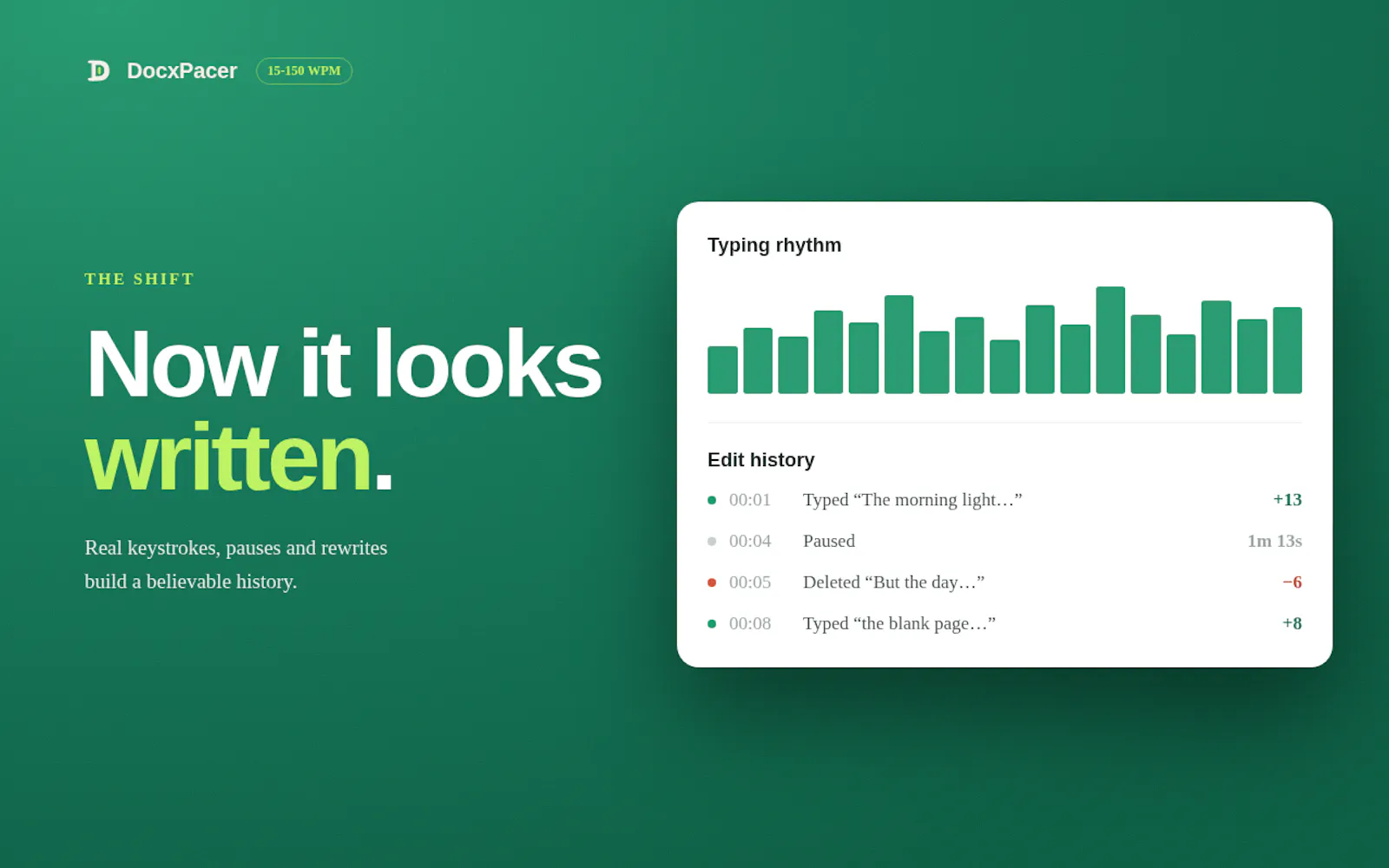 DocxPacer screenshot 3