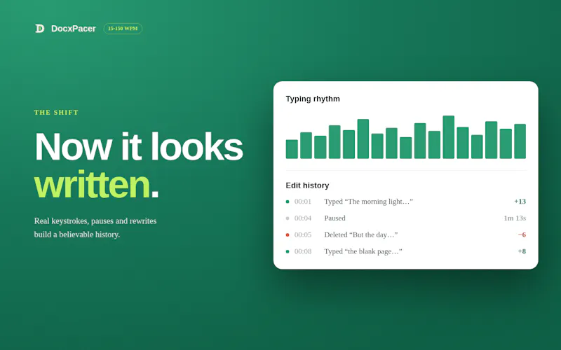 DocxPacer screenshot 3