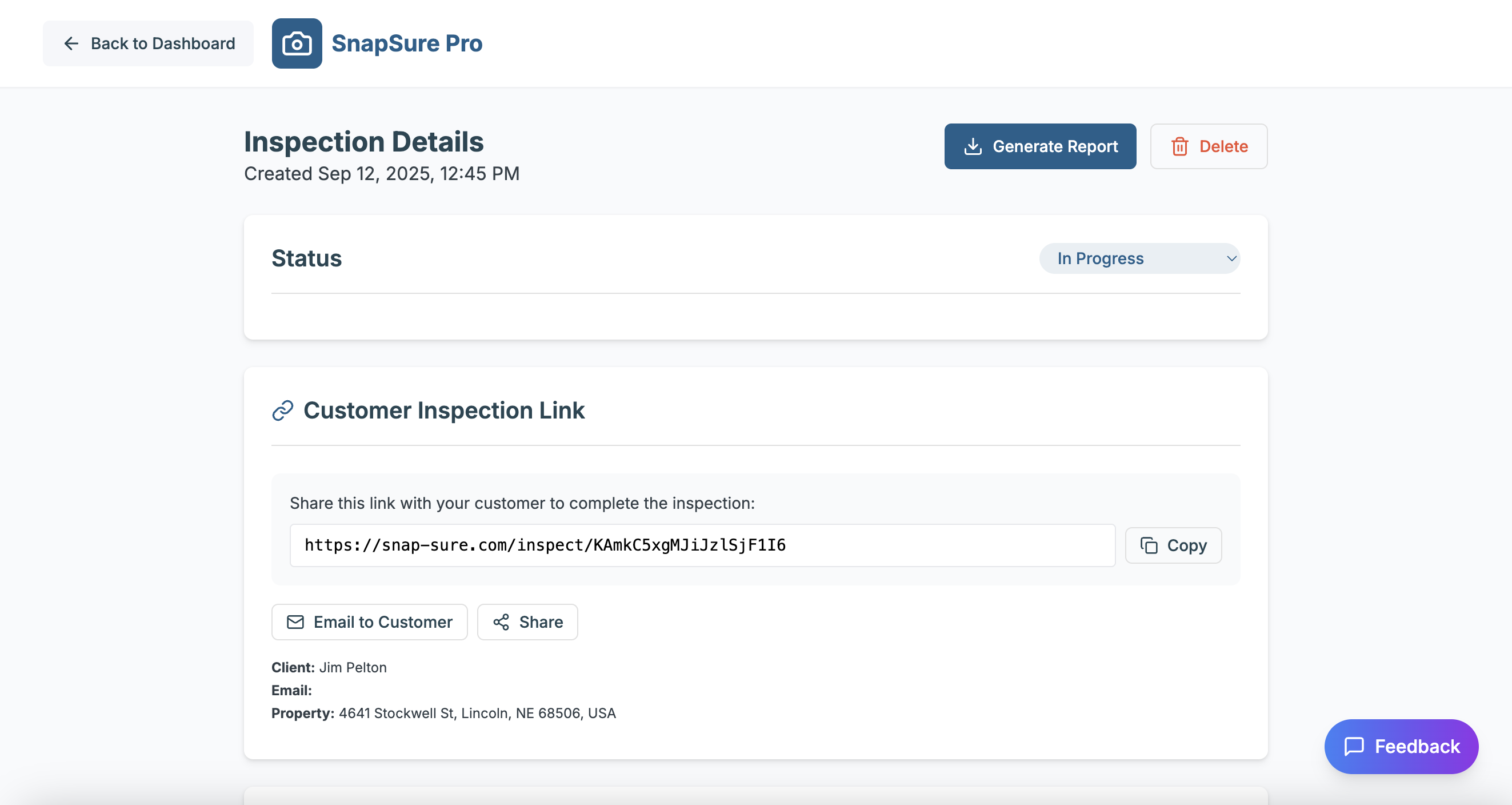 Média Snapsure pro - Inspections intelligentes et transparentes pour les agents d'assurance 2
