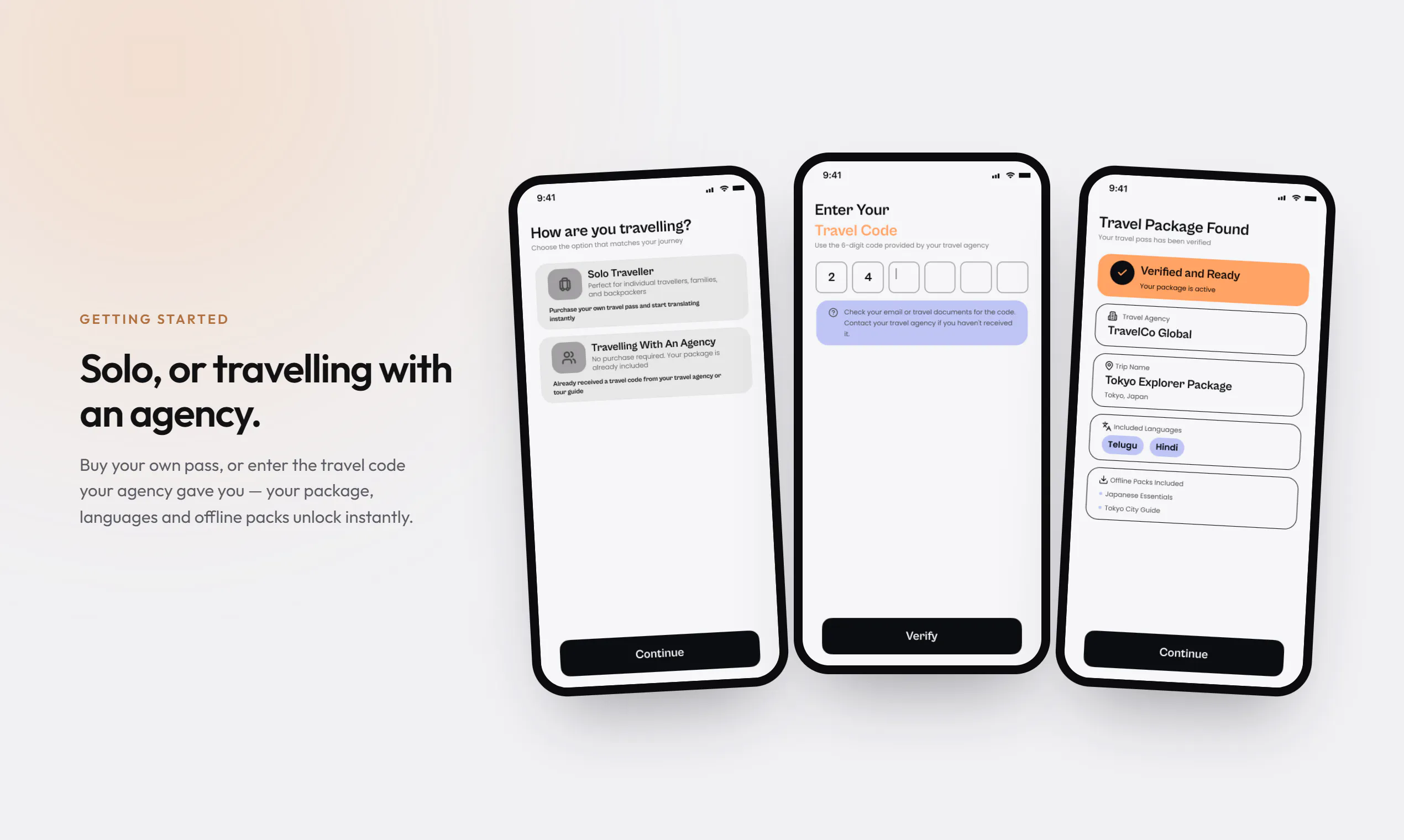 VerbX Travel App gallery image