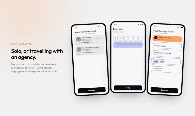 VerbX Travel App screenshot 3