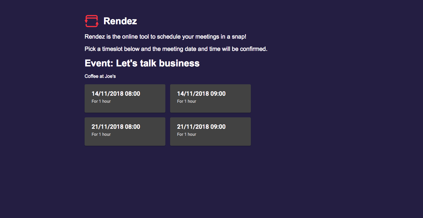 Rendez gallery image