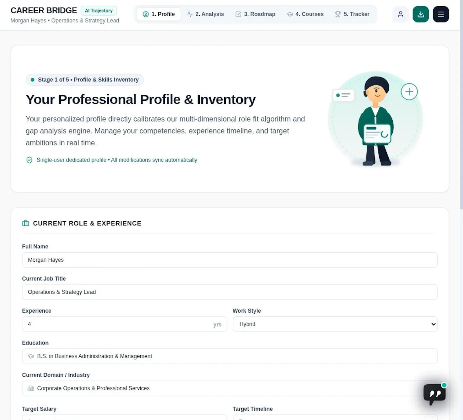 CAREER BRIDGE screenshot 2