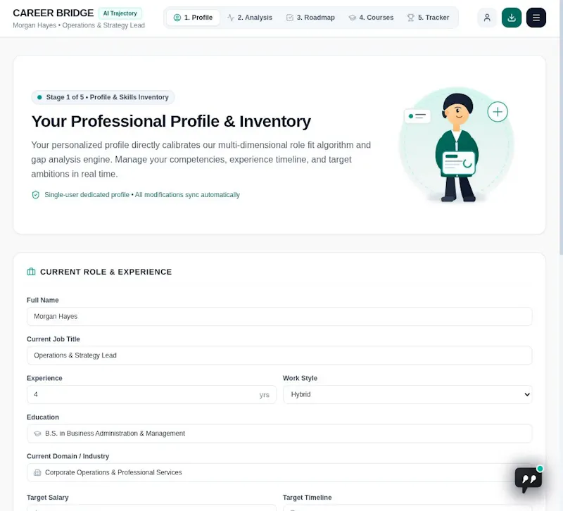 CAREER BRIDGE screenshot 2