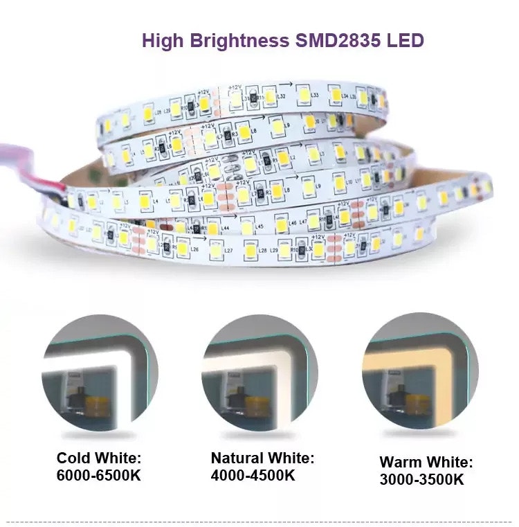 LED & Fog Free Bathroom LED Mirror gallery image