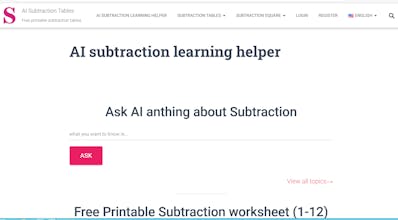 AI subtraction learning helper gallery image
