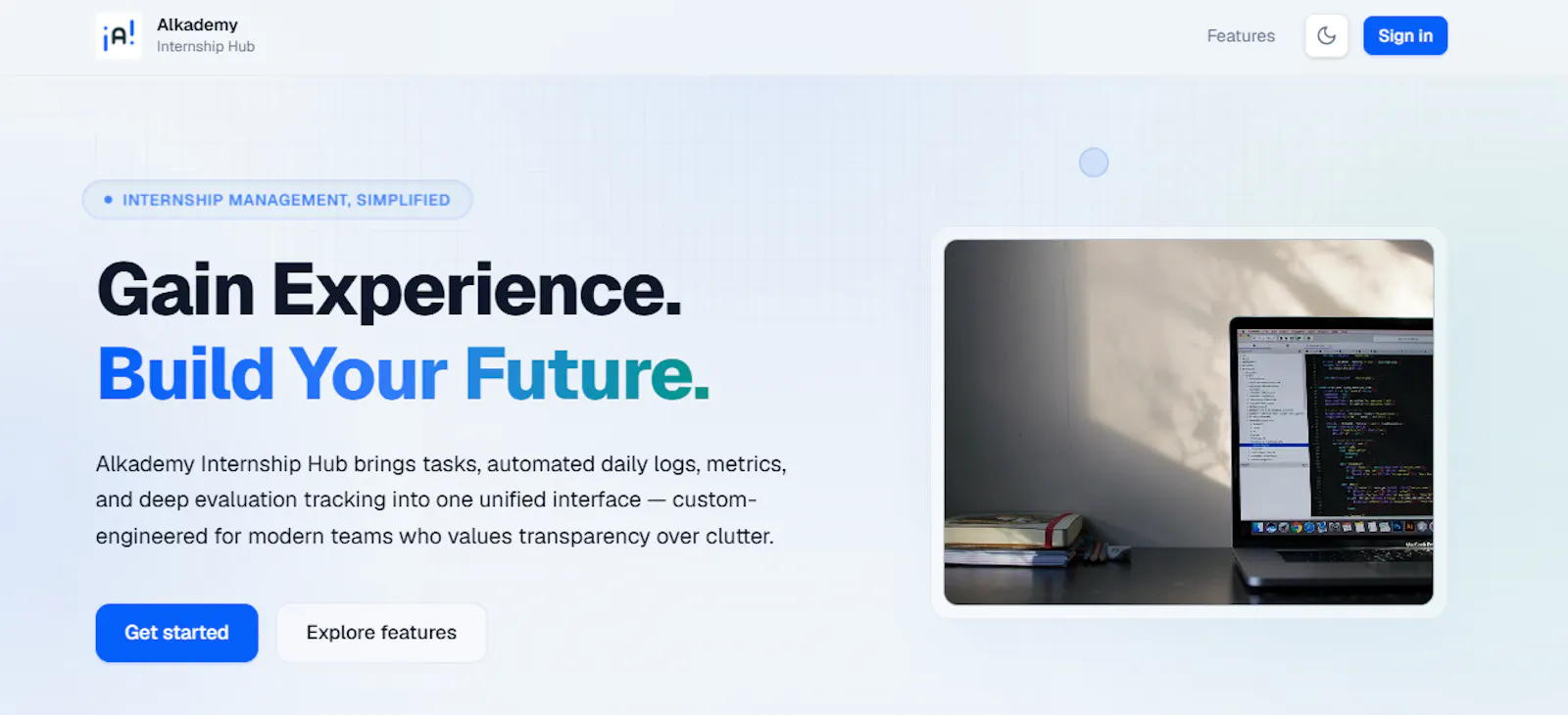 Internship Hub by Alkademy screenshot 1