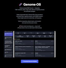Genome-OS: Strategic R&D Console gallery image