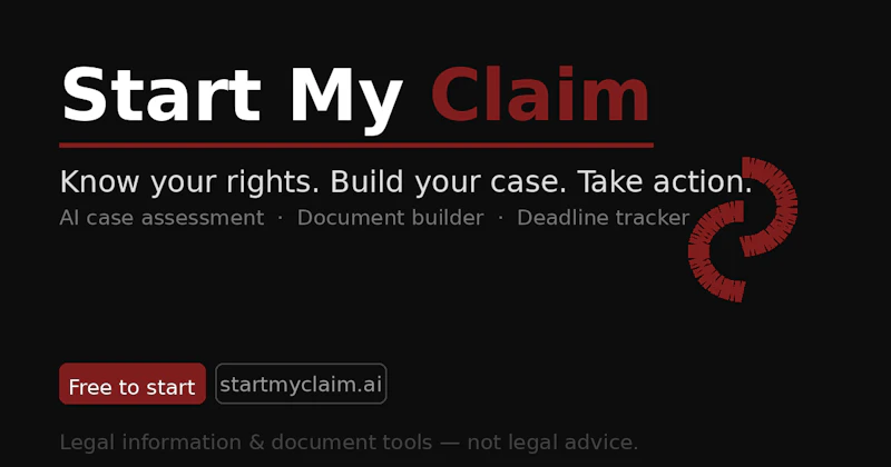 Start My Claim screenshot 1