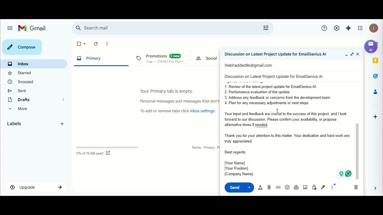 EmailGenius AI  gallery image