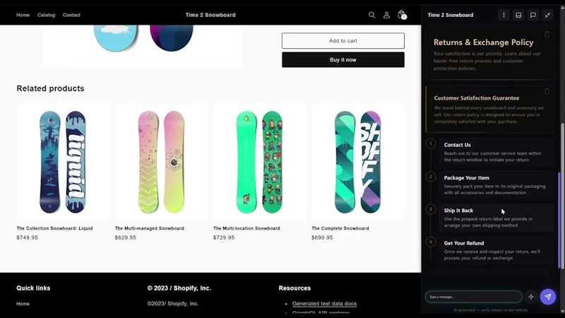 PromptMySite screenshot 1 (video preview)
