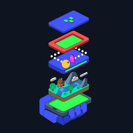 La aplicación móvil de replicación